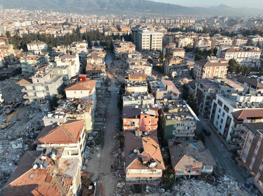 Depremin 9. Günü Hatay’daki Yıkım Havadan Çekilen Görüntülere Yansıdı