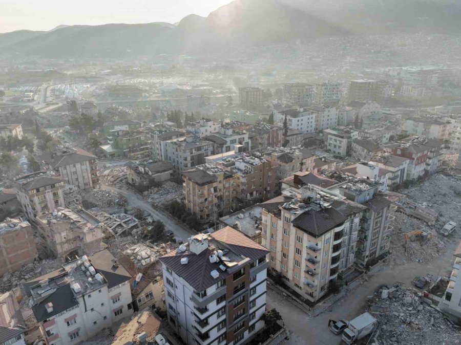 Depremin 9. Günü Hatay’daki Yıkım Havadan Çekilen Görüntülere Yansıdı