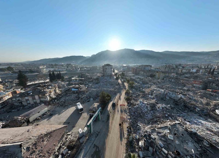 Depremin 9. Günü Hatay’daki Yıkım Havadan Çekilen Görüntülere Yansıdı