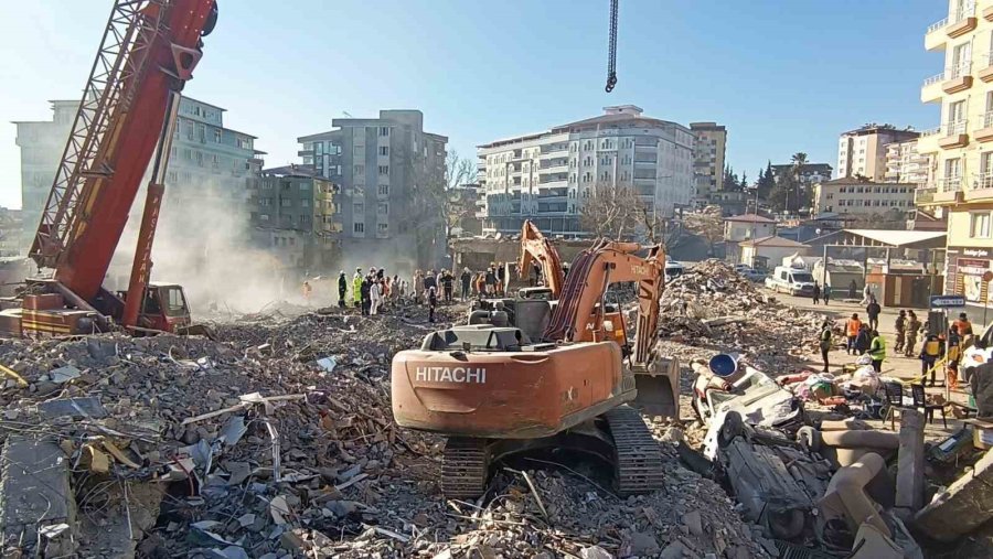 İslahiye’de Arama-kurtarma Çalışmaları 9’uncu Gününde