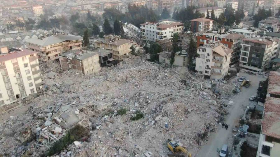 Depremin 10’uncu Gününde Hatay’daki Yıkım Havadan Görüntülendi