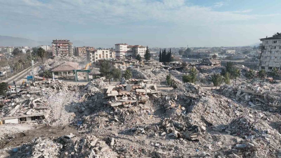 Depremin 11’inci Gününde Hatay’da Son Durum Havadan Görüntülendi