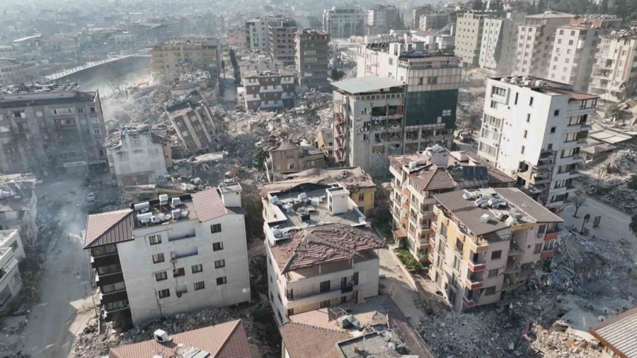 Depremin 11’inci Gününde Hatay’da Son Durum Havadan Görüntülendi