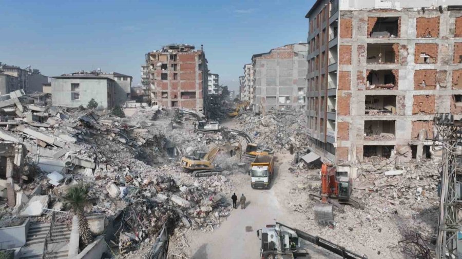 Depremin 11’inci Gününde Hatay’da Son Durum Havadan Görüntülendi