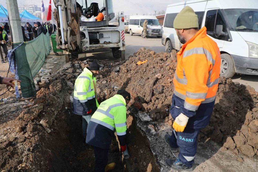 Elbistan’a İçme Suyu Verildi