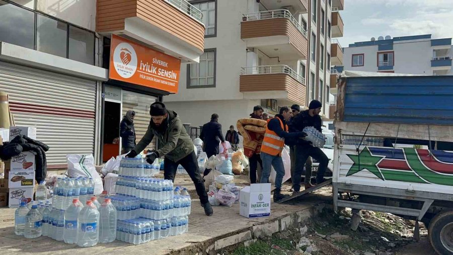 Siverekli Stk’lardan Depremzedelere Örnek Davranış