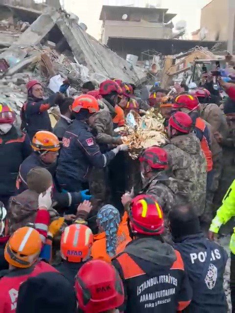 Hatay’da Depremin 278. Saatinde İnanılmaz Kurtuluş