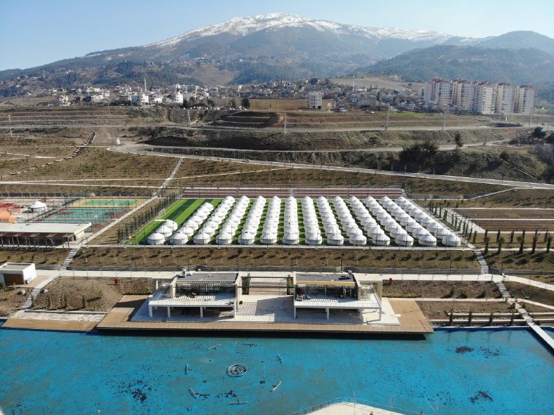 Yurt Çadırlarla Kurulan Otağ, Depremzedelerin ‘yurdu’ Oldu