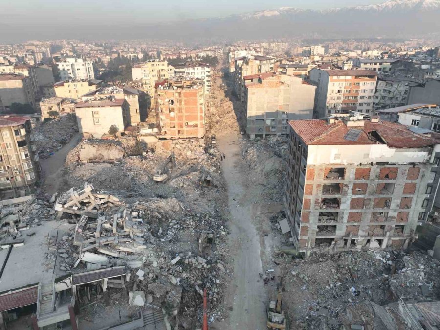 Toz Bulutlarıyla Kaplanan Hatay Dron İle Görüntülendi