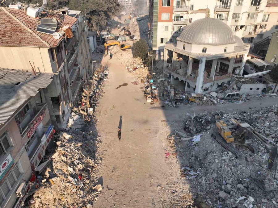 Toz Bulutlarıyla Kaplanan Hatay Dron İle Görüntülendi