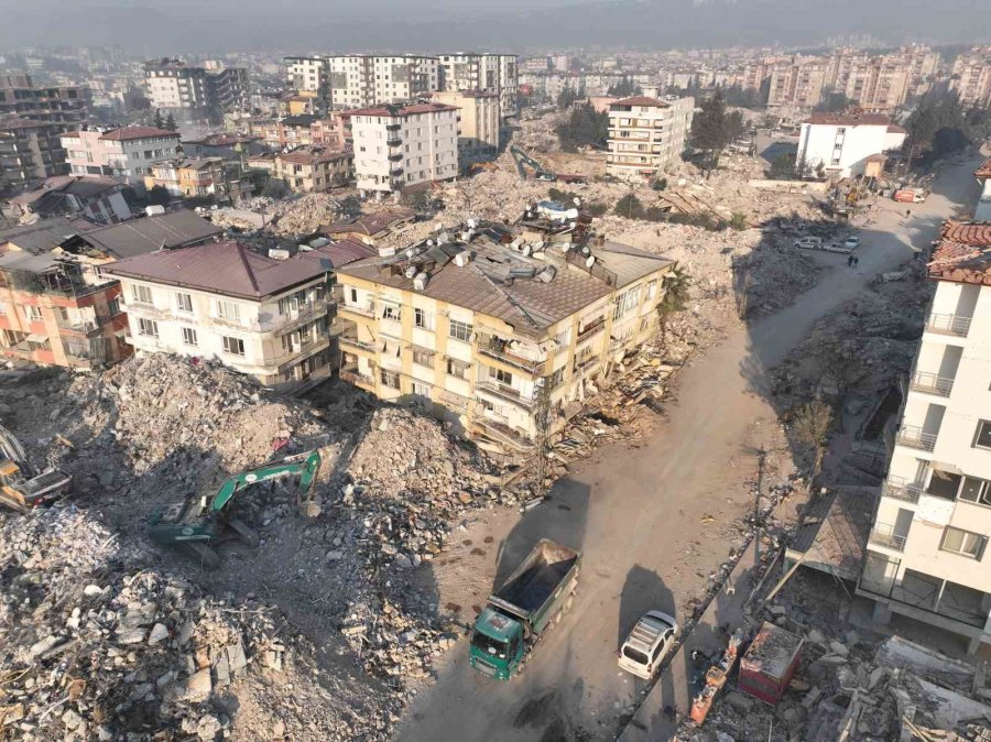 Toz Bulutlarıyla Kaplanan Hatay Dron İle Görüntülendi