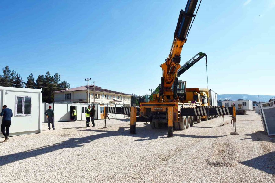 Depremin Merkez Üssü Pazarcık’a Konteyner Kent Kuruluyor