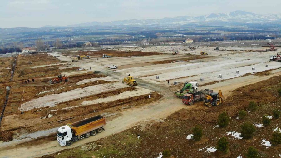 Malatya’da Konteyner Kentler Kurulmaya Başlandı