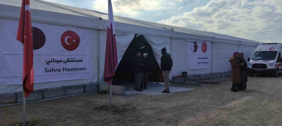 Katar’ın Hatay’da Kurduğu Sahra Hastanesi Depremzedelere Şifa Dağıtıyor