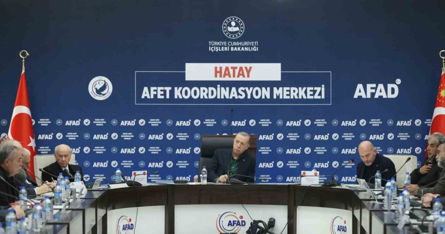 Cumhurbaşkanı Erdoğan, Hatay’da Kanaat Önderleri Ve Stk Temsilcileri İle Bir Araya Geldi