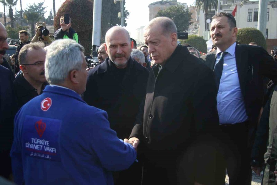 Cumhurbaşkanı Erdoğan Ve Mhp Lideri Bahçeli Hatay’da