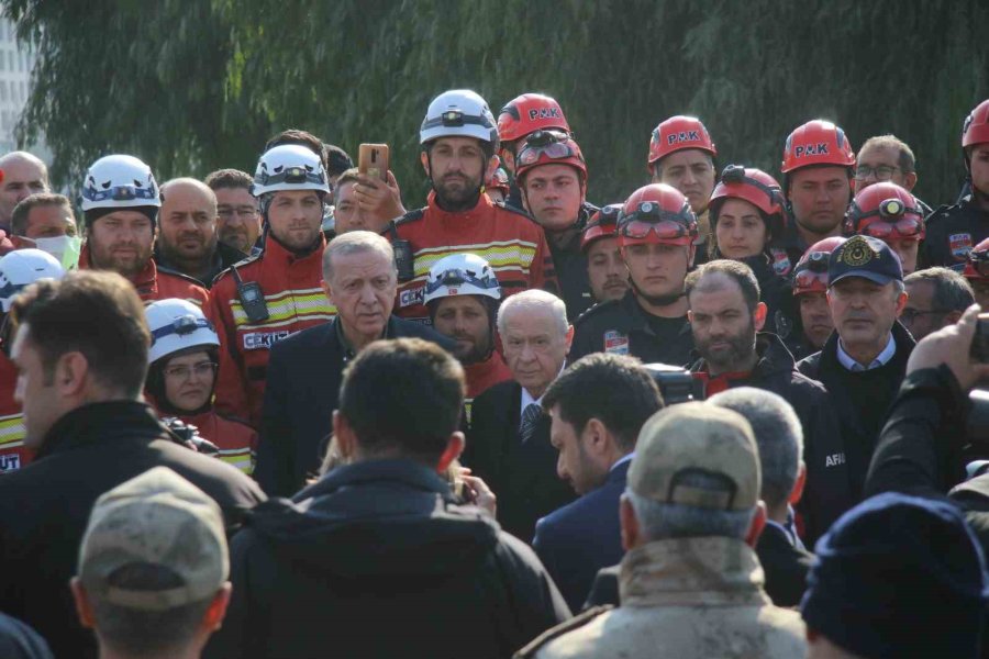 Cumhurbaşkanı Erdoğan Ve Mhp Lideri Bahçeli Hatay’da