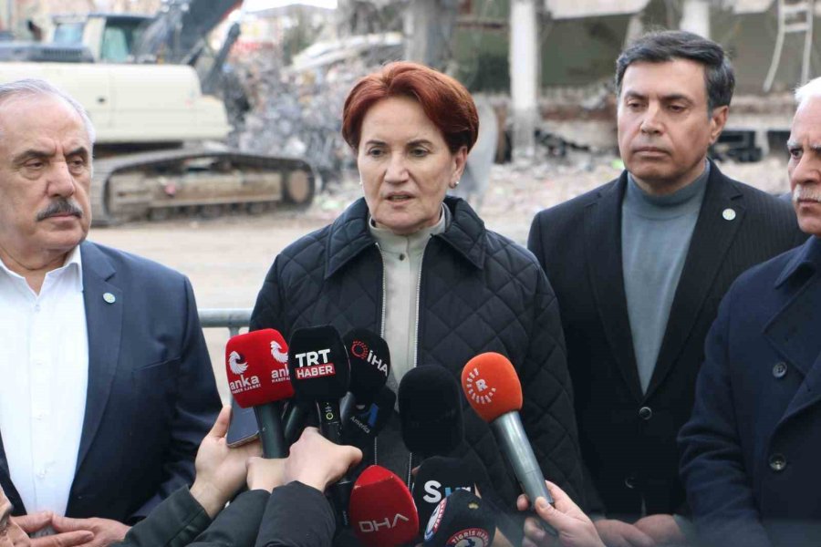 İyi Parti Genel Başkanı Meral Akşener, Diyarbakır’da Açıklamalarda Bulundu