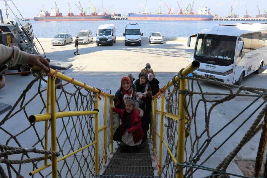 İskenderun’daki Depremzedeler Kruvaziyer Gemisinde Konaklamaya Başladı