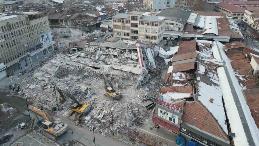 Depremin Vurduğu Malatya’daki Yıkım Havadan Görüntülendi