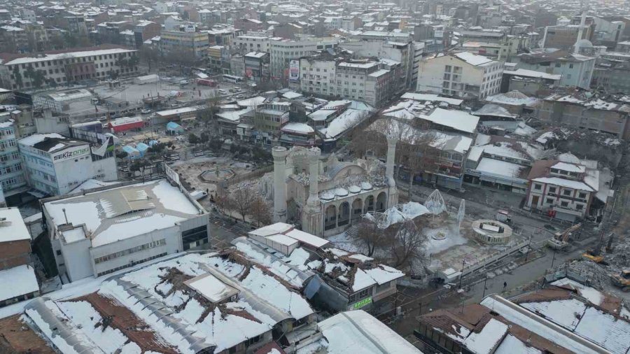 Depremin Vurduğu Malatya’daki Yıkım Havadan Görüntülendi