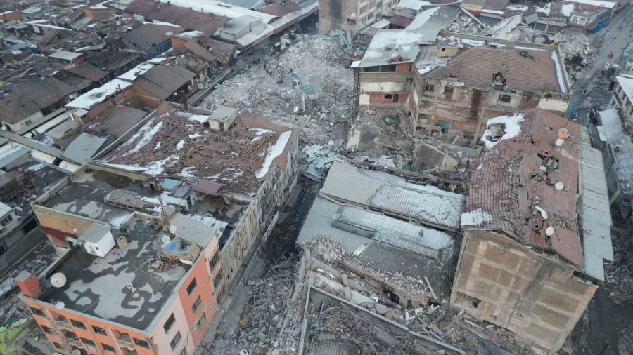 Depremin Vurduğu Malatya’daki Yıkım Havadan Görüntülendi