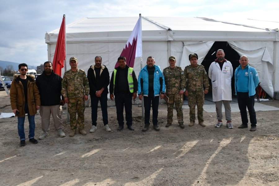 Katar’ın Kurduğu Sahra Hastanesi Depremzedelere Şifa Veriyor