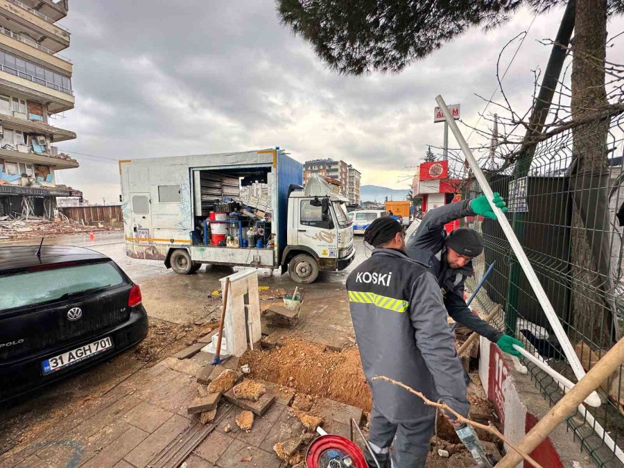 Konya Büyükşehir Hatay’a Sokak Çeşmeleri Yapıyor