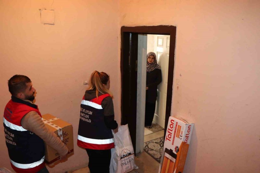 Şanlıurfa’da Depremzedelere Yardımlar Devam Ediyor