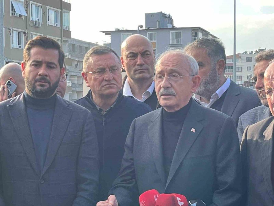 Kılıçdaroğlu: “hatay’ı Ayağa Kaldırmak Hepimizin Ortak Görevidir”