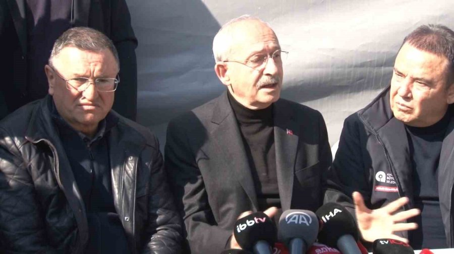 Kılıçdaroğlu: “hatay’ı Ayağa Kaldırmak Hepimizin Ortak Görevidir”