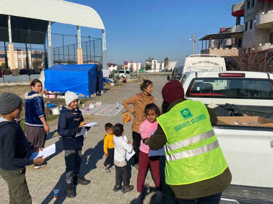 Osmaniye Belediyesinden, Depremzede Çocuklara Yönelik Moral Etkinlikleri