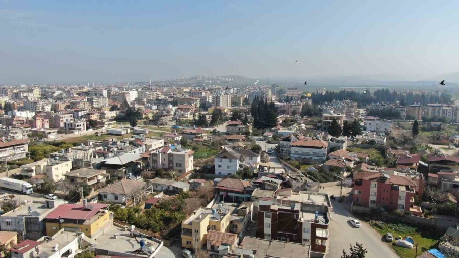 Suriye Sınırındaki Reyhanlı, Depremler Sonrası Havadan Görüntülendi