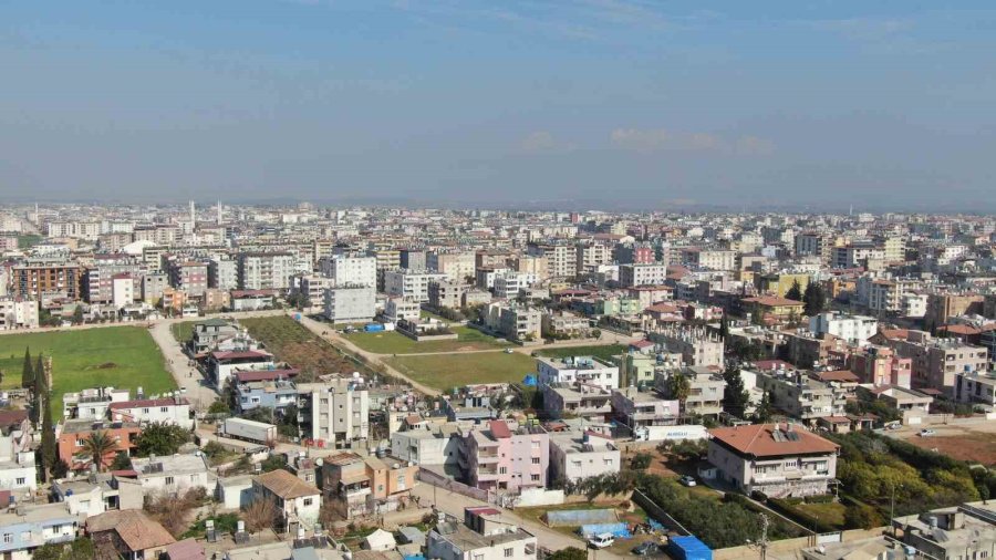 Suriye Sınırındaki Reyhanlı, Depremler Sonrası Havadan Görüntülendi