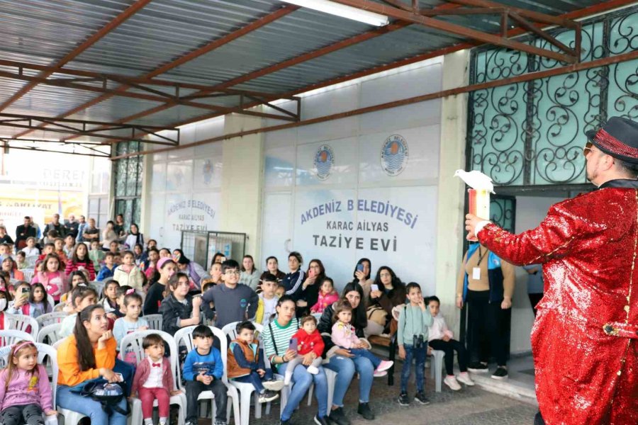 Akdeniz Belediyesinden Depremzede Çocuklara Özel Moral Etkinliği