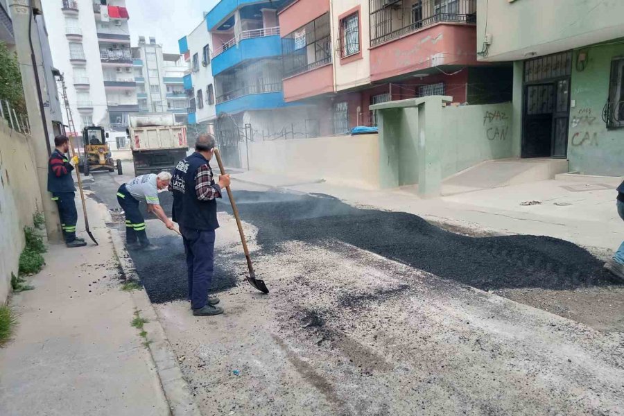 Akdeniz’de Yol Çalışmaları Sürüyor