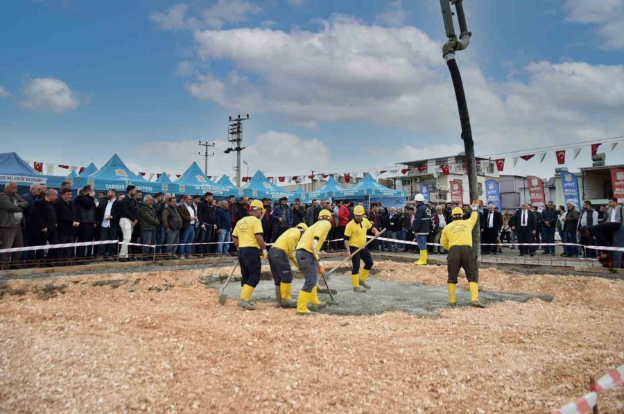 Tarsus’ta Oto Galericiler Sitesinin Temelini Atıldı