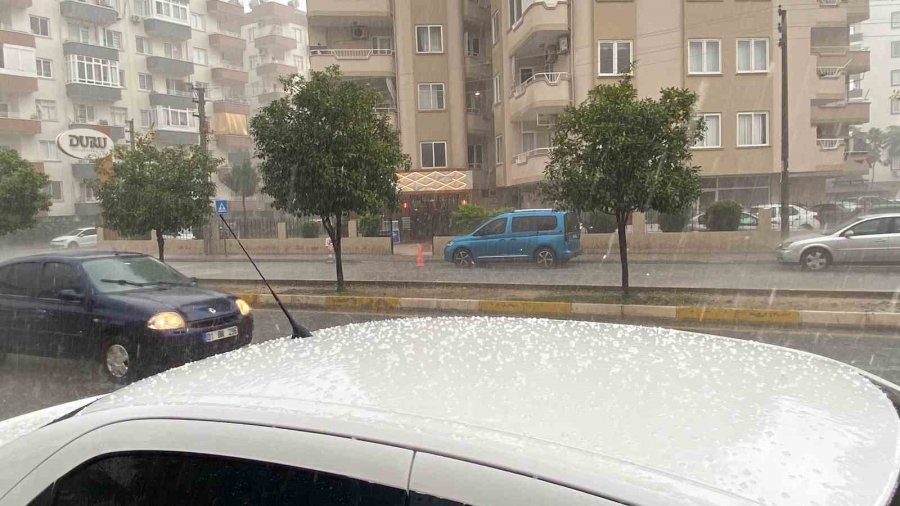 Mersin’de Sağanak Sonrası Gökkuşağı Renkli Görüntüler Oluşturdu