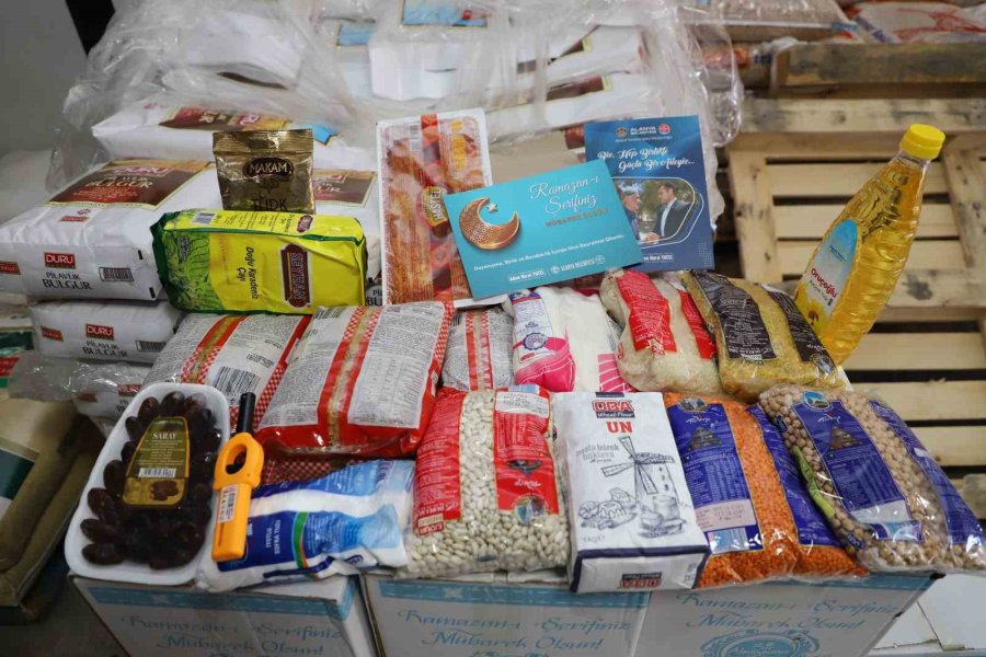 Alanya Belediyesi Ramazan Bereket Paketlerinin Dağıtımına Başladı