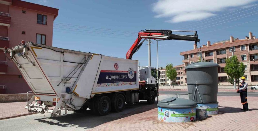 Mevka’dan Selçuklu’da Atık Toplama Sistemine Destek