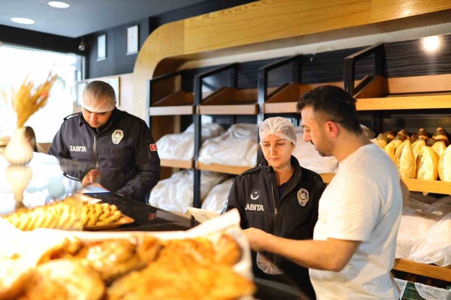 Aksaray’da Zabıtadan Market Ve Fırınlara Şok Denetim