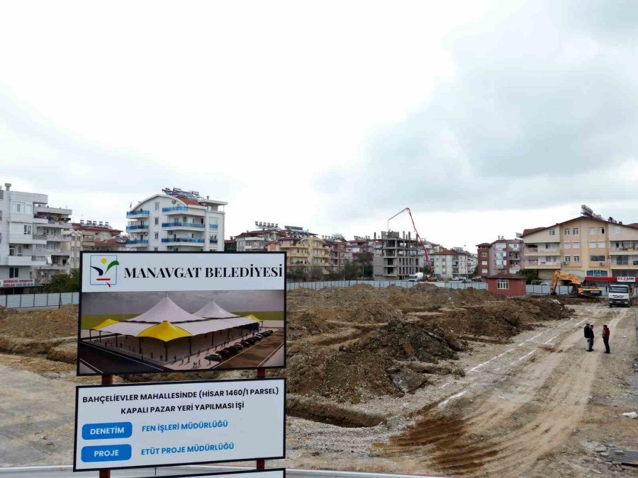 Manavgat Belediyesi’nden Cumartesi Pazarı’na Modern Yenileme