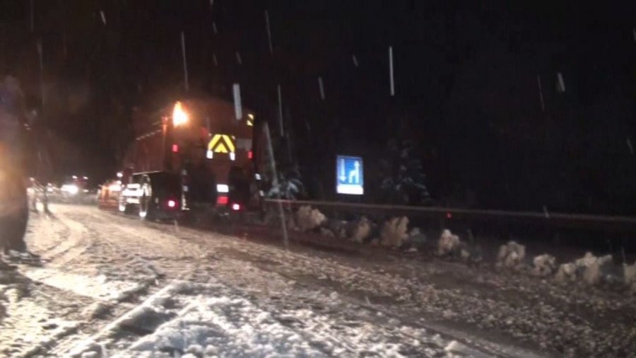 Antalya-konya Karayolunda Kar Yağışı Başladı