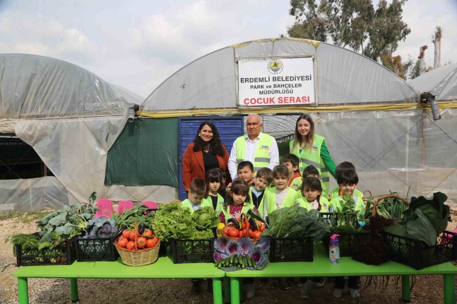 Miniklerin Çocuk Serasından İlk Hasadı Depremzedelere