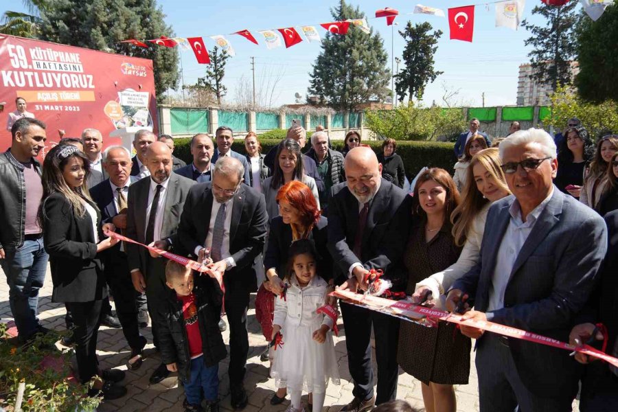 Tarsus’a Bir Okuma Salonu, Kreş Ve Kütüphane Daha Kazandırıldı