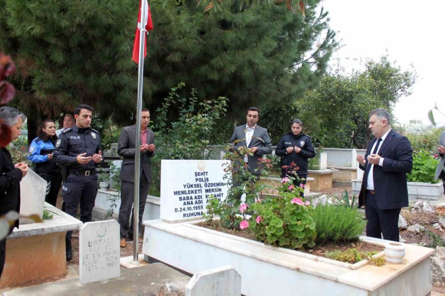 Erdemli’de Şehit Polisler İçin Mevlid-i Şerif Okutuldu