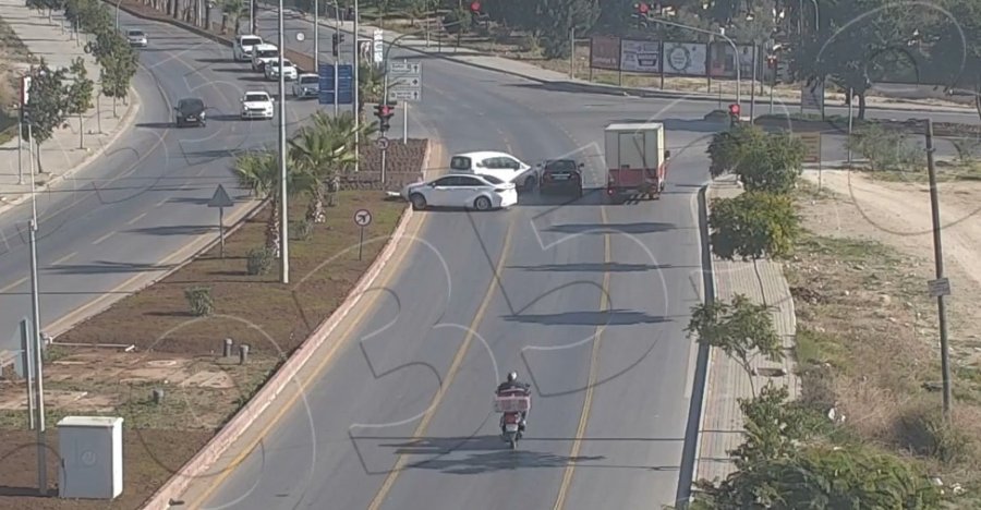 Mersin’deki Trafik Kazaları Kent Güvenlik Yönetim Sistemi Kameralarında