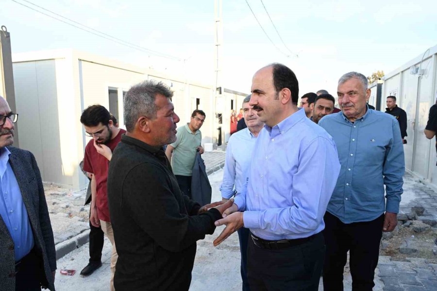 Hatay’a Kazandırılan Konya Konteyner Kent’in Birinci Etabının Açılışı Yapıldı