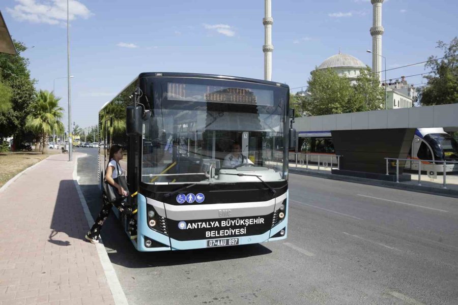 Antalya’da, Bayramda 3 Günlük Ulaşım Ücretsiz