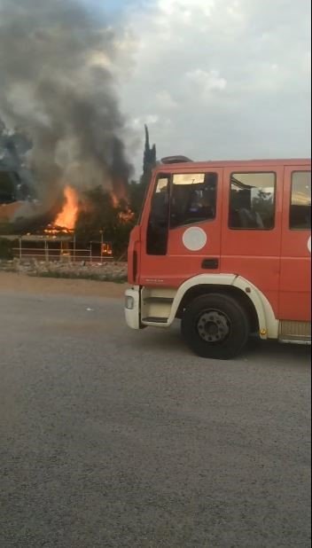 Antalya’da Müstakil Ev Alevlere Teslim Oldu